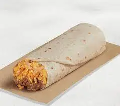 Cheesy Bean and Rice Burrito